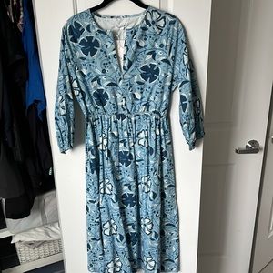 NWT Beau & Ro The Franklin Midi dress S